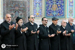 آیین خطبه هشتمین سالگرد ارتحال آیت الله واعظ طبسی در حرم مطهر رضوی