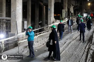 تور بازدید اصحاب رسانه از پروژه های عمرانی حرم مطهر