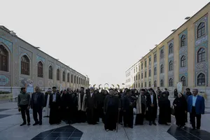 تشرف جمعی از عشایر خوزستان به حرم مطهر رضوی