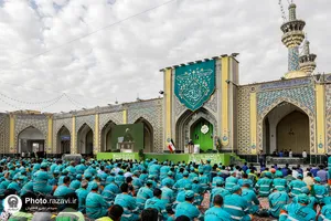 مراسم اذن خدمت و تشرف نیروهای خدمات شهری به حرم مطهر رضوی