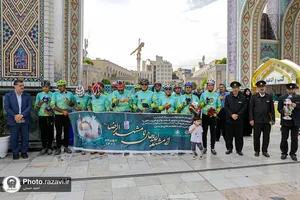 تشرف رکاب زنان کاشانی به حرم مطهر رضوی