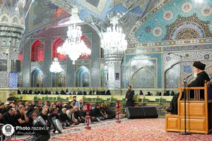 مراسم مقتل خوانی روز عاشورا در حرم مطهر رضوی