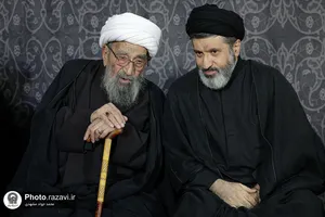 مراسم بزرگداشت چهلمین روز تدفین رهبر شهید انقلاب اسلامی در حرم مطهر رضوی