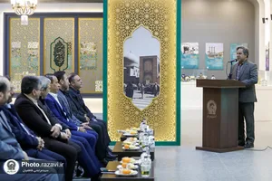 اهدای مدال طلای پاراتنیس روی میز ناصر دهقان&zwnj;پور به موزه حرم مطهر رضوی