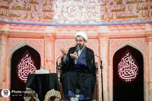عزاداری شهادت حضرت زهرا سلام&zwnj;الله علیها در رواق امام خمینی (ره)
