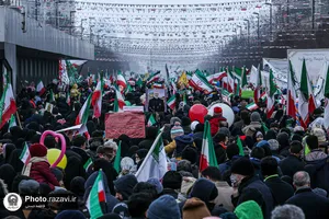 راهپیمایی پرشکوه 22 بهمن در مشهد-٢