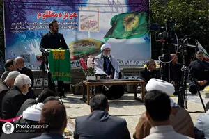 حضور تولیت آستان قدس رضوی در مزار شهدای هویزه