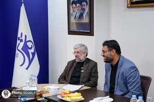 حضور مدیر عالی حرم مطهر امام رضا علیه&zwnj;السلام در دفتر رسانه&zwnj;های استان خراسان رضوی