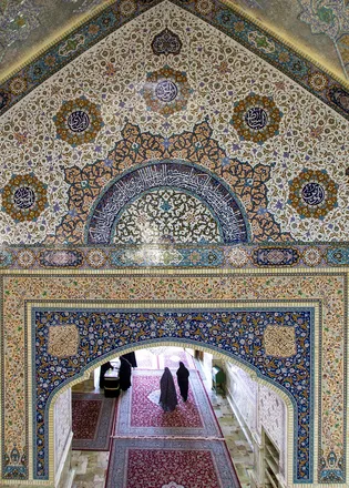 عکس با کیفیت : رواق امام خمینی (ره) حرم مطهر رضوی