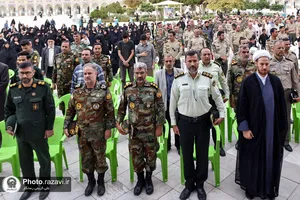 گرامیداشت شهدای مدفون در مجموعه فرهنگی شهدا مشهد
