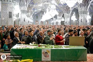 مراسم &laquo;استغاثه&raquo; در حرم مطهر رضوی