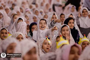 جشن تکلیف دوهزار نفری دختران مشهدی-1