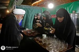 بازدید تولیت آستان قدس رضوی از موکب دخترانه نجمه