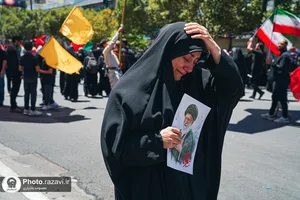 تشییع پیکر رهبر شهید انقلاب در مشهد مقدس-4