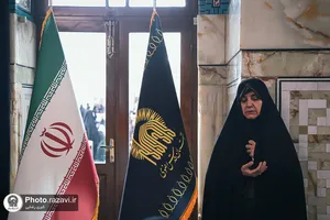 بزرگداشت رهبر شهید انقلاب در رواق نجمه&zwnj;خاتون حرم مطهر رضوی