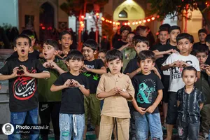 مراسم شام غریبان در حسینیه کودک حرم مطهر رضوی