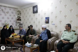 دیدار تولیت آستان قدس رضوی با خانواده شهدا و جانبازان