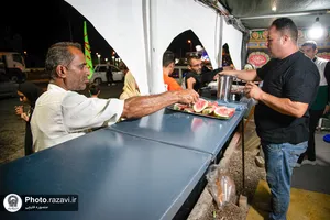 موکب خدمت رسانی به زائران در شاهرود