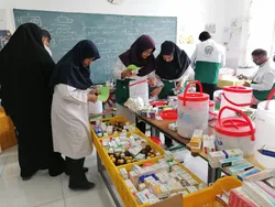  ارائه خدمات پزشکی رایگان به بیش از ۴۰۰ روستایی در گلدره اصفهان