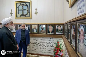 حضور تولیت آستان قدس رضوی در گلزار شهدای خواجه&zwnj;ربیع