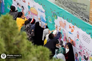 نقاشی و رنگ آمیزی کودکان امام رضایی