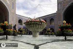 آماده سازی حرم مطهر رضوی در آستانه میلاد جوادالائمه علیه&zwnj;السلام