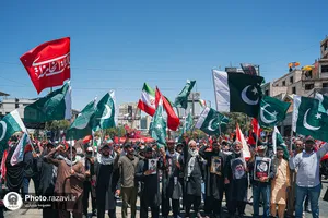 تشییع پیکر رهبر شهید انقلاب در مشهد مقدس-4