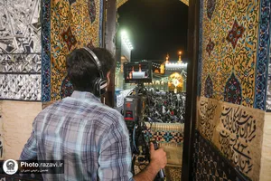 پوشش رسانه ای مراسم تحویل سال در حرم مطهر رضوی