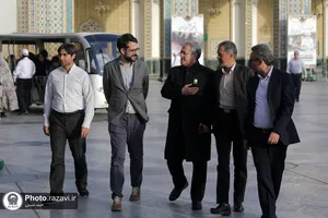تشرف مدیر گروه اقتصادی و تجاری سفارت ایتالیا در تهران به حرم مطهر رضوی