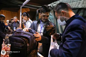 پذیرش معتکفین رجبیه در حرم مطهر رضوی