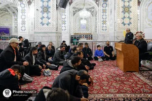 تشرف جمعی از روشندلان استان مازندران به حرم مطهر رضوی