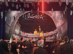 برگزاری مراسم عزاداری دهه اول محرم در حسینیه اعظم هلال رضوی ارومیه/ گزارش تصویری