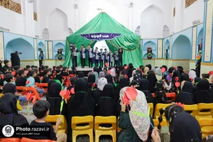 عزاداری کودکان در هیئت کبوترانه حرم مطهر رضوی