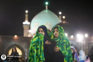 مراسم احیا شب بیست و یکم ماه مبارک رمضان در حرم مطهر رضوی - 1