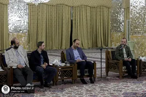 دیدار معاون و مدیران سیمای صدا و سیمای جمهوری اسلامی با تولیت آستان قدس رضوی