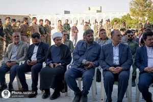 غبارروبی مزار شهدای مدفون در آرامگاه خواجه ربیع مشهد