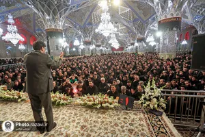 عزاداری هیئت مکتب العباس در رواق امام خمینی(ره)