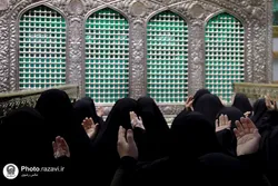 Women join dust cleaning ceremony at Imam Reza Shrine