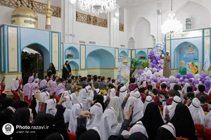 جشن غنچه&zwnj;های رضوی در حرم امام رضا علیه&zwnj;السلام