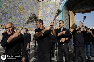 عزاداری روز شهادت حضرت رسول و امام حسن مجتبی علیهم&zwnj;السلام در حرم مطهر رضوی
