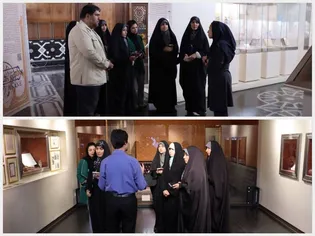 بازدید آموزشی گروهی از خبرنگاران «باشگاه خبری توانا» از کتابخانه و موزه ملی ملک
