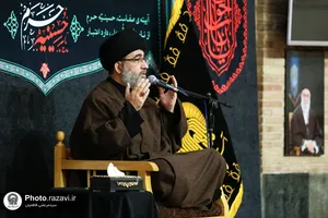 عزاداری روز شهادت امام کاظم علیه&zwnj;السلام در حرم مطهر رضوی