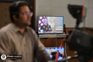 حضور مدیر عالی حرم مطهر رضوی در برنامه تلویزیونی &laquo;اشاره&raquo;