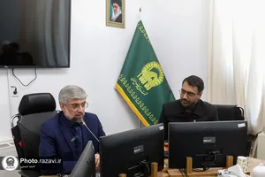 تجلیل از خانواده شهدای خبرنگار در حرم مطهر رضوی