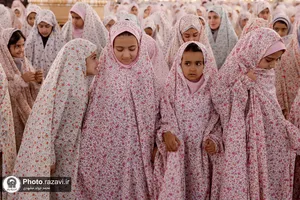 جشن تکلیف دوهزار نفری دختران مشهدی-1