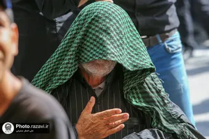 عزاداری روز تاسوعای حسینی در حرم مطهر رضوی