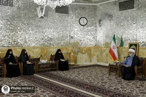 دیدار جمعی از پرسنل خواهران انتظامات حرم با تولیت آستان قدس رضوی