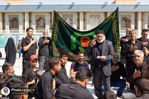 عزاداری شهادت امام رضا علیه السلام در حرم مطهر رضوی
