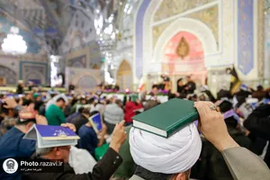 مراسم احیا شب بیست و سوم ماه مبارک رمضان در حرم مطهر رضوی-1