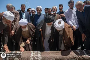 مراسم تشییع پیکر محمد حسین حشمت&zwnj;پور